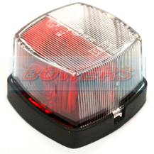 Hella 883 2XS358030441 Red & Clear Caravan/Motorhome Side Rear Marker Lamp/Light